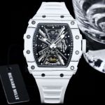 Richard Mille RM12-01 White carbon fiber and quartz fiber diameter 45mm Watch
